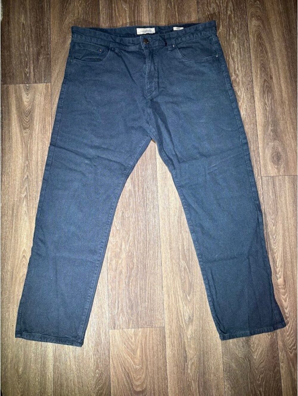 Calvin Klein Jeans Men's 38x32 Gray Straight Leg Cotton Modal Pants C38L32
